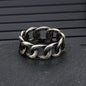 Simple Cuban Link Design Stainless Steel Ring