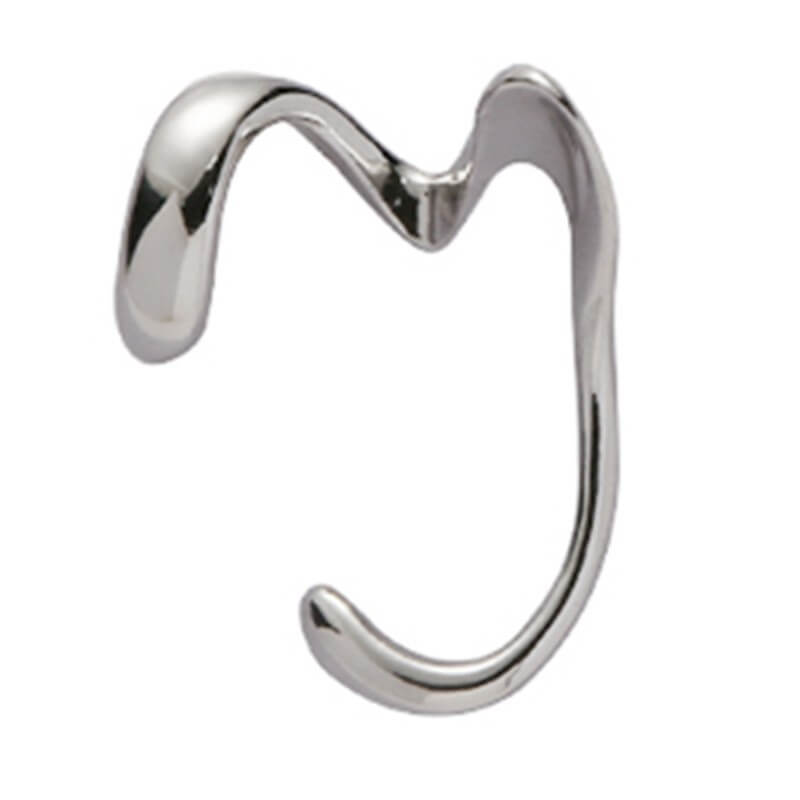 Simple Irregular Geometric Alloy Ear Cuffs