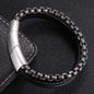 Simple Multi-layer Braided Stainless Steel Bracelet