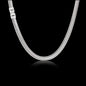 Simple Stainless Steel Flat Snake Chain