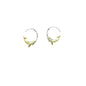 Simple Whale Copper Silver Plated Stud Earrings