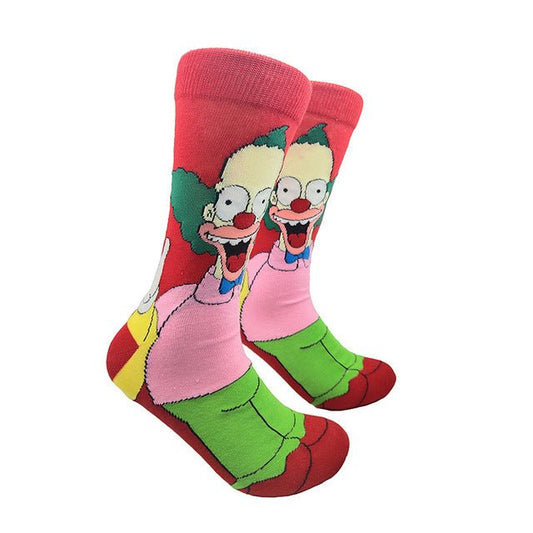 Simpsons "Krusty the Clown" Socks