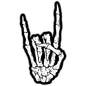 Skeleton Rock Hand Sticker