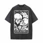 Skeleton Lovers Tarot Card Vintage Washed T-shirt