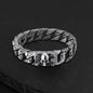 Skull and Cross Stainless Steel Bracelet