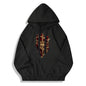 Skull Dagger Rose Cotton Pullover Hoodie