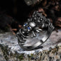 Skull King Brass Gothic Ring