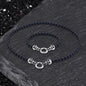Skull Round Bead Stainless Steel Jewelry Set