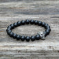 Skull Stainless Steel Beads Bracelet