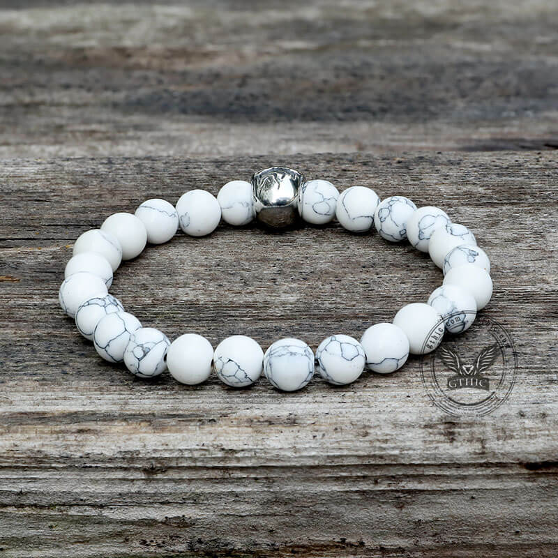 Skull Stainless Steel Beads Bracelet