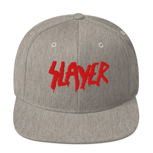 Slayer Embroidered Logo Snapback Hat