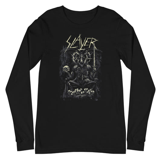 Slayer - Demon Head Long Sleeve T-Shirt