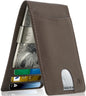 Slim Money Clip Bifold Wallet