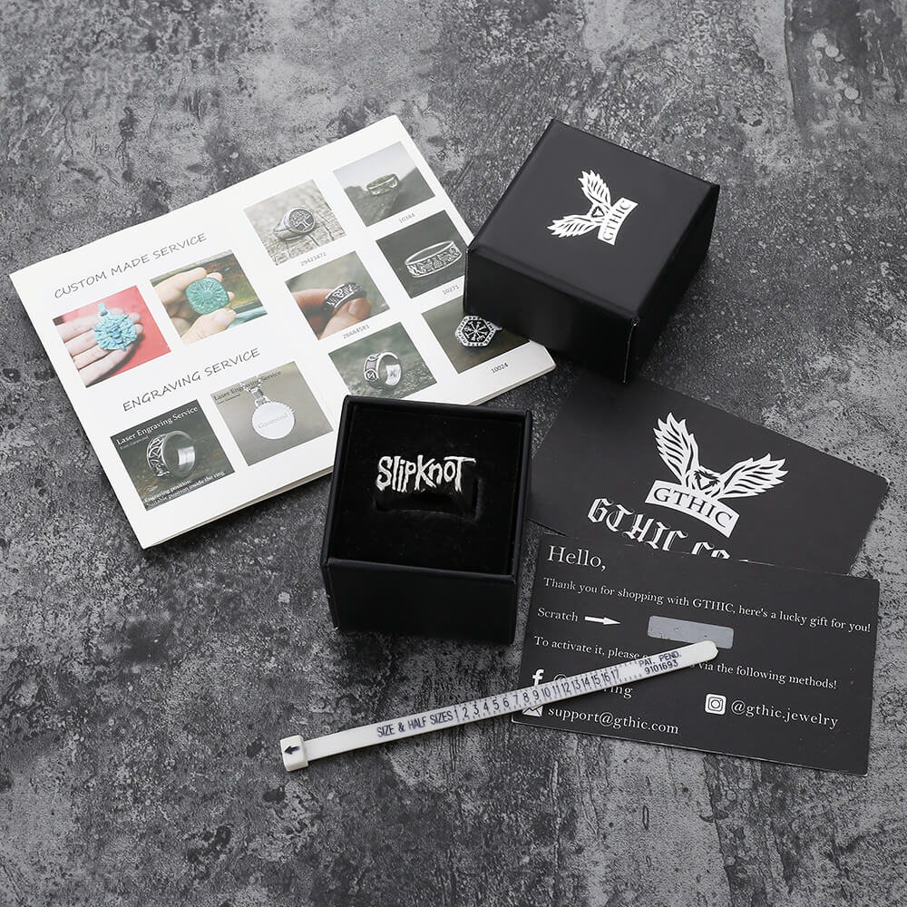 Slipknot Band Stainless Steel Ring