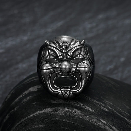 Slipknot Clown Mask Stainless Steel Ring
