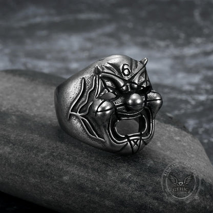 Slipknot Clown Mask Stainless Steel Ring