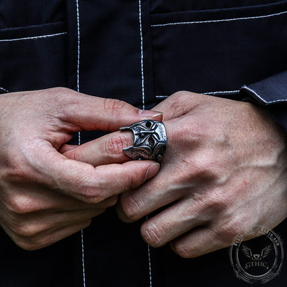 Slipknot Jim Root Mask Stainless Steel Ring
