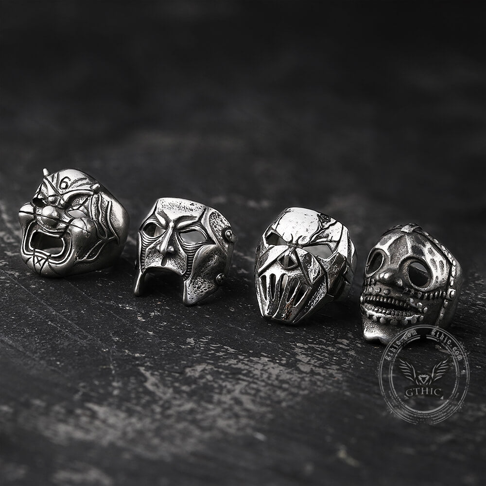 Slipknot Mask Stainless Steel Ring