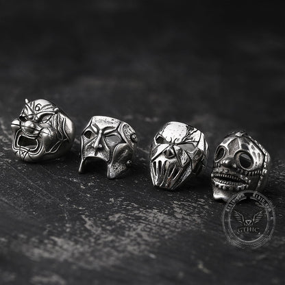 Slipknot Mask Stainless Steel Ring