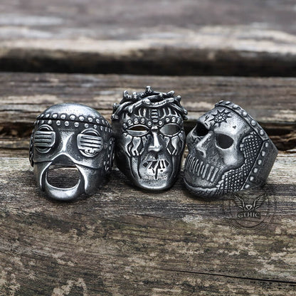 Slipknot Mask Stainless Steel Ring