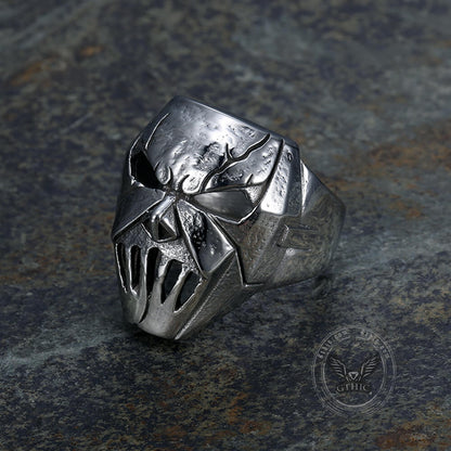 Slipknot Mick Mask Stainless Steel Ring