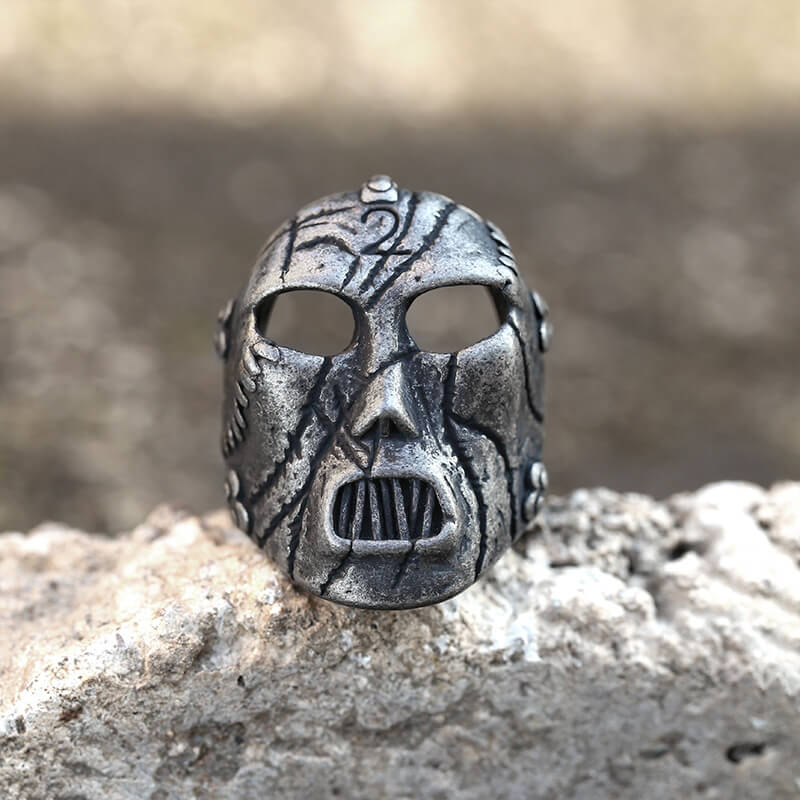 Slipknot Mask Stainless Steel Ring