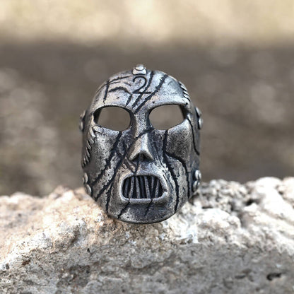 Slipknot Mask Stainless Steel Ring