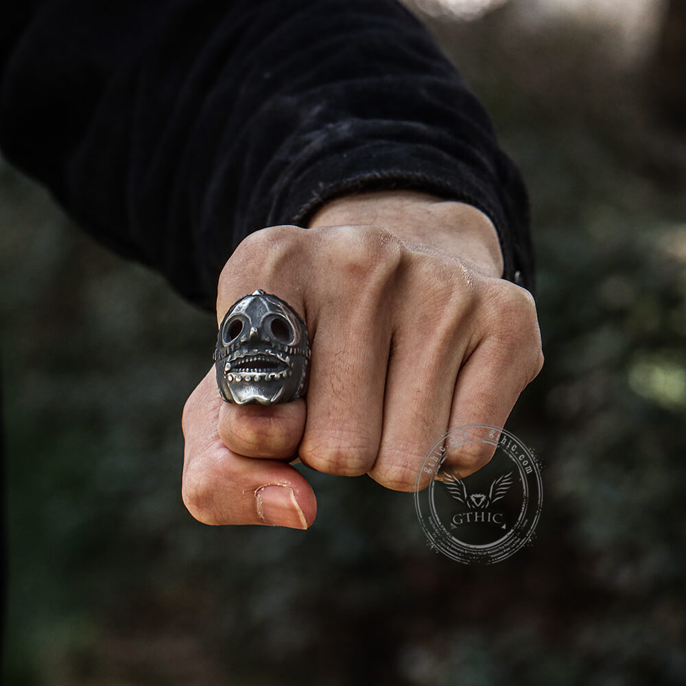 Slipknot Pinocchio-esque Mask Stainless Steel Ring