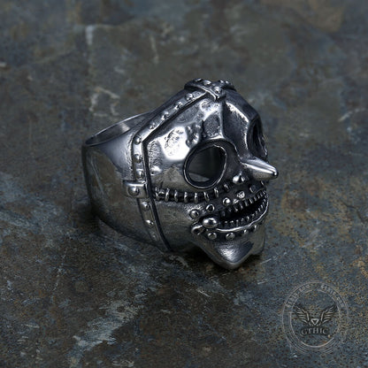 Slipknot Pinocchio-esque Mask Stainless Steel Ring