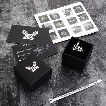 Soccer Middle Finger Stainless Steel Ring