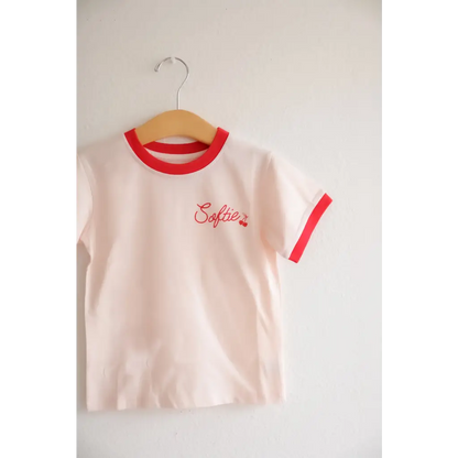 Soft Girls Club Ringer Tee for Kids