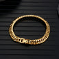 Solid Color Curb Link Chain Stainless Steel Bracelet