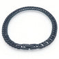 Solid Color Curb Link Chain Stainless Steel Bracelet