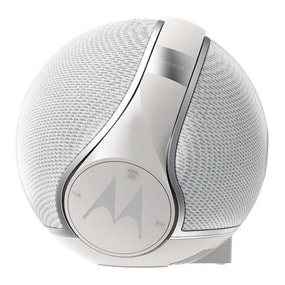 Motorola Sphere+ 2 in 1 Bluetooth Speaker With Over-Ear Headphones - White