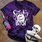 Spooky Bitch Round Neck Short Sleeve T-shirt
