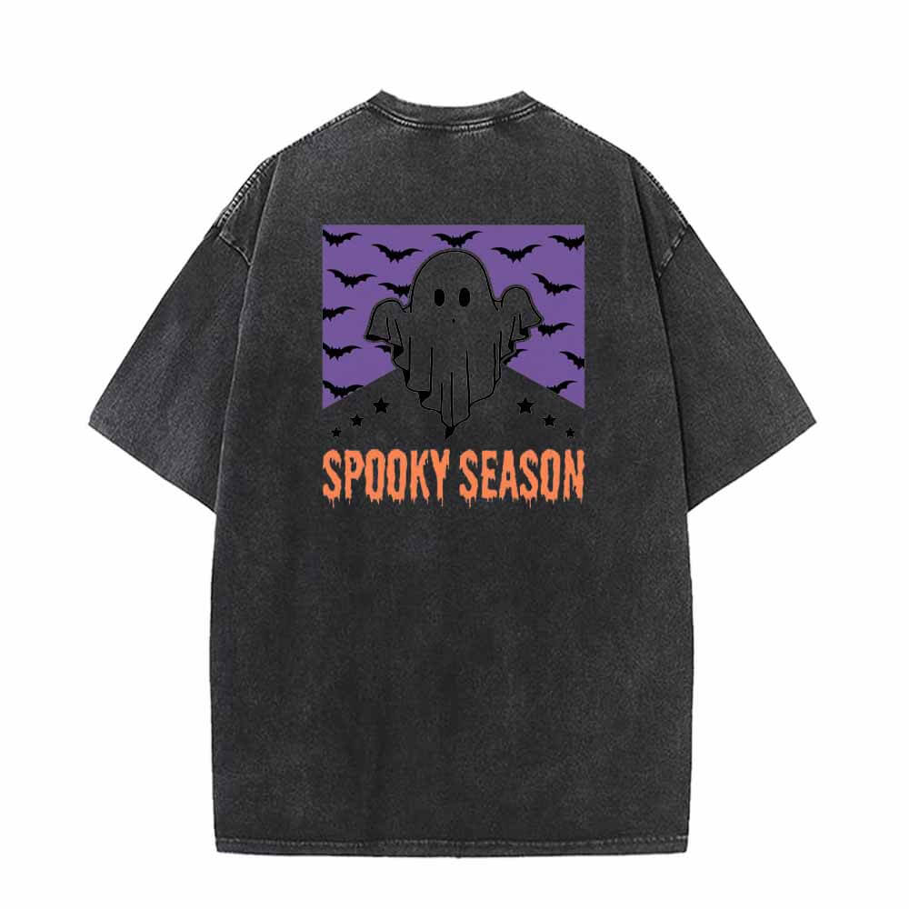 Spooky Season Halloween Vintage Washed T-shirt