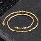 Stainless Steel Bamboo Chain Necklace