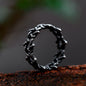 Star Of David Stainless Steel Band Ring
