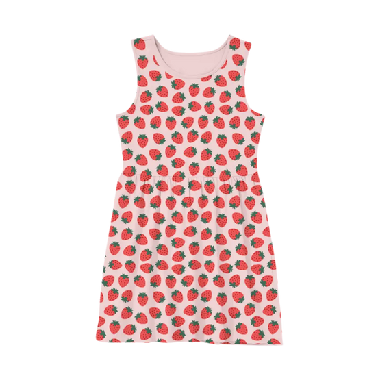 Strawberry Fields Bamboo Twirl Dress