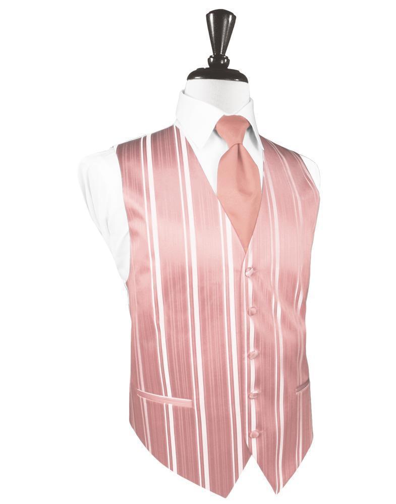 Striped Satin Tuxedo Vest 4