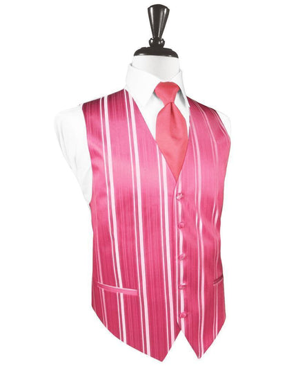 Striped Satin Tuxedo Vest 8