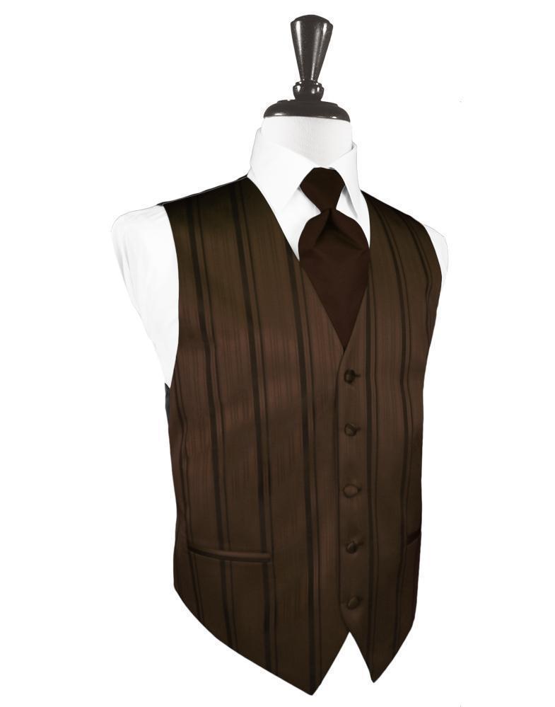 Striped Satin Tuxedo Vest 8