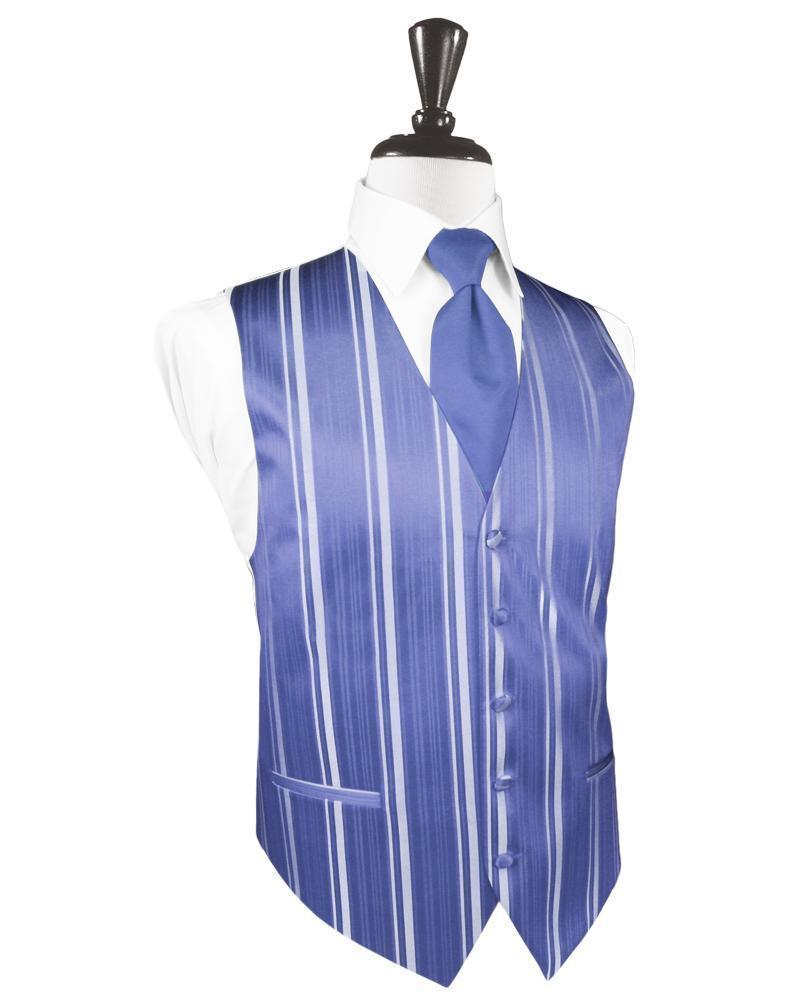 Striped Satin Tuxedo Vest 8