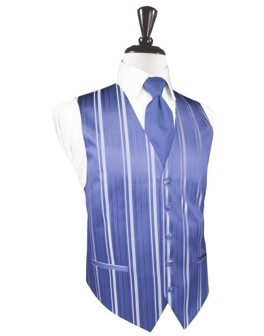 Striped Satin Tuxedo Vest 8