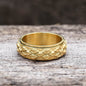 Stylish Evil Eye Stainless Steel Spinner Ring