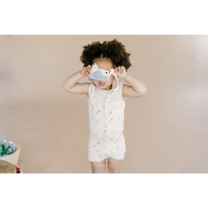 Beige Pocket Playsuit for the Ultimate Summer Vibe in Super Soft Cotton