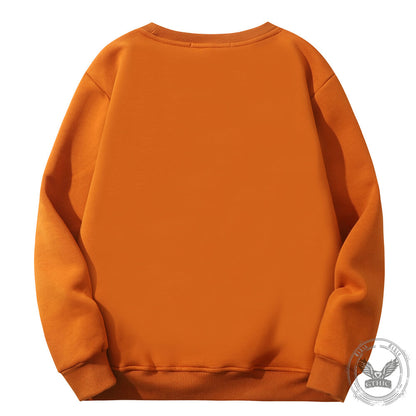Multicolor Crows Before Bros Crew Collar Fleece Sherpa Sweatshirt
