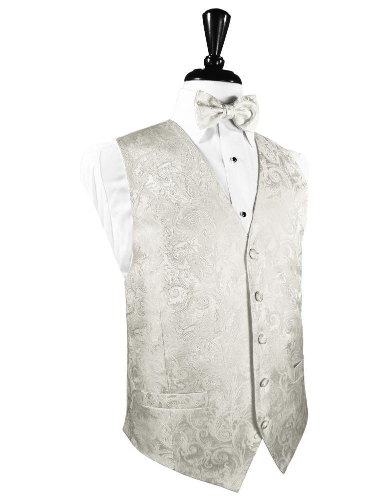 Tapestry Silk Tuxedo Vest