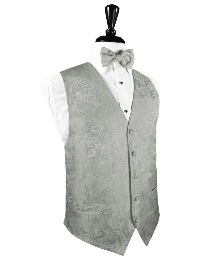 Tapestry Silk Tuxedo Vest