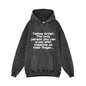 Tattoo Artist Print Vintage Washed Hoodie